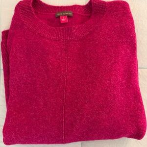 Vince Camuto Ladies Fuscia pullover Sweater large